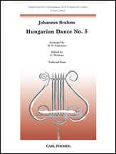 HUNGARIAN DANCE #5 VIOLIN cover